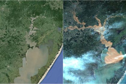 antes-e-depois:-imagem-de-satelite-mostra-efeito-devastador-da-chuva-no-rs;-veja