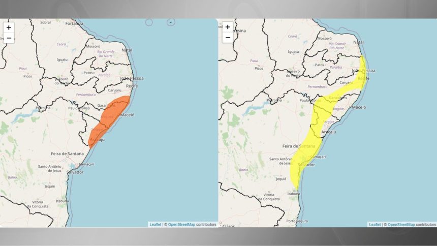 chuvas-fortes:-estados-do-nordeste-tem-alerta-de-perigo-para-esta-semana