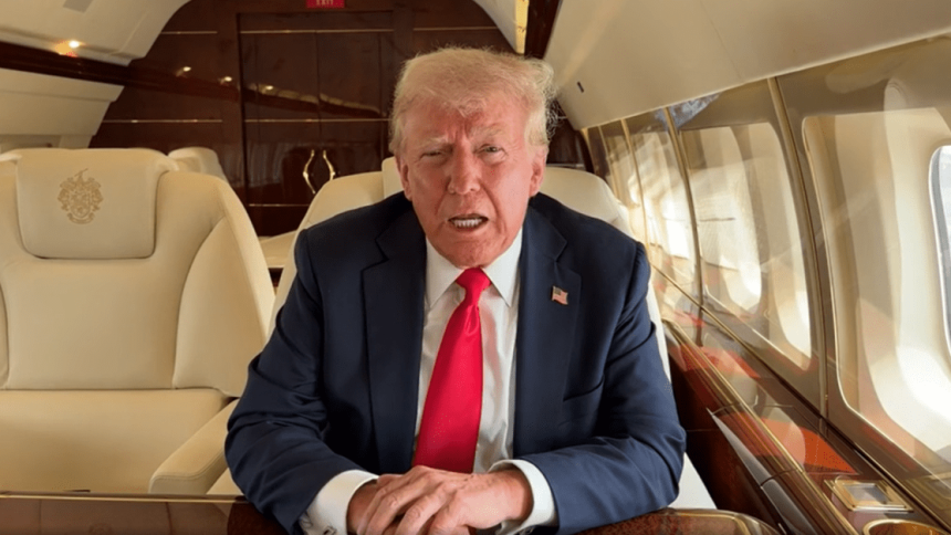 aviao-de-trump-troca-rota-apos-problema-mecanico,-diz-fonte