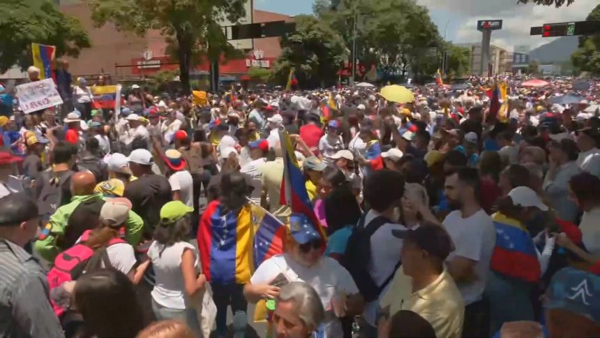 oposicao-venezuelana-faz-protesto-em-caracas-contra-resultado-da-eleicao