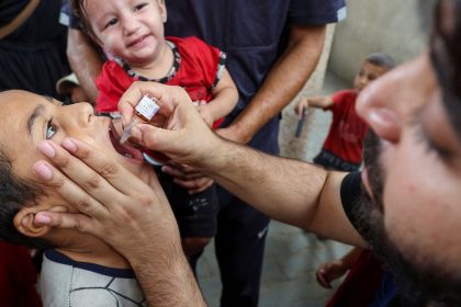 unicef:-mais-de-85-mil-criancas-foram-vacinadas-contra-a-polio-em-gaza