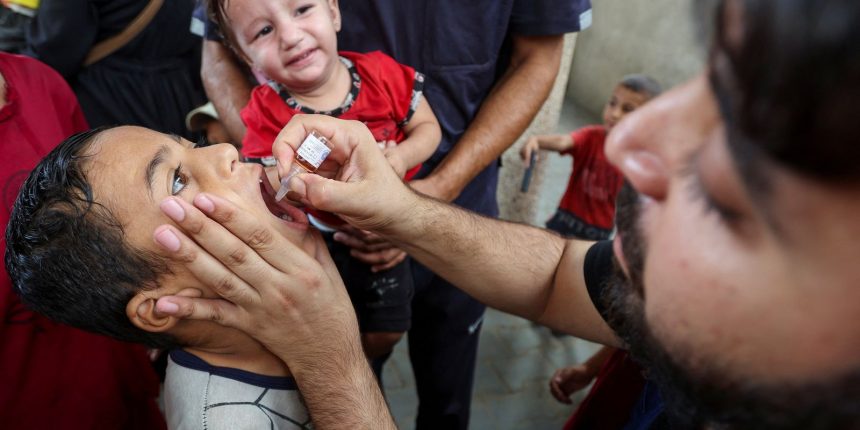 unicef:-mais-de-85-mil-criancas-foram-vacinadas-contra-a-polio-em-gaza