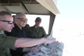 netanyahu-visita-vale-do-jordao-e-promete-construir-barreira;-veja-video