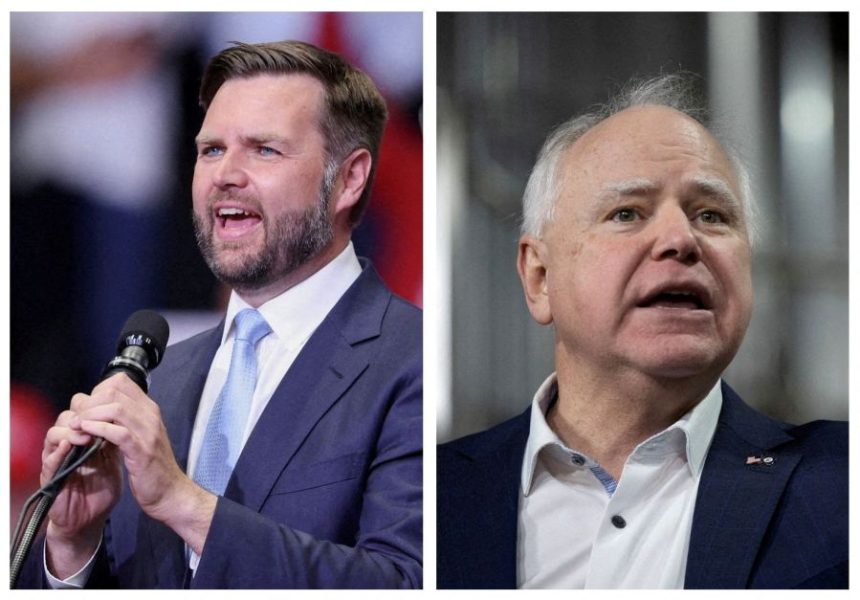 veja-regras-do-debate-entre-jd-vance-e-tim-walz,-candidatos-a-vice-nos-eua