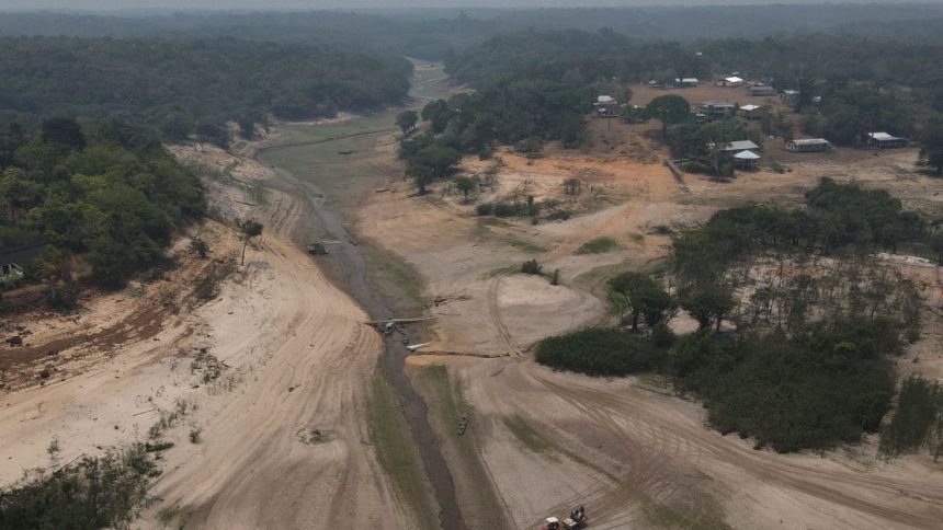 rio-negro-atinge-4a-menor-cota-desde-1902-em-manaus,-indica-sgb