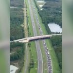 moradores-da-florida-congestionam-estradas-fugindo-do-furacao-milton