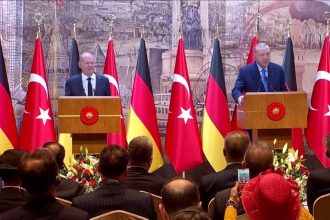 erdogan-diz-que-ocidente-permite-“massacres”-de-israel-em-coletiva-com-scholz