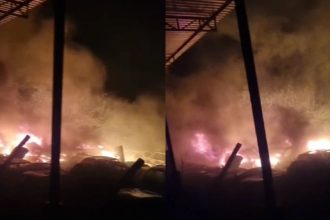 patio-do-detran-pega-fogo-em-mg;-quase-40-veiculos-sao-incendiados