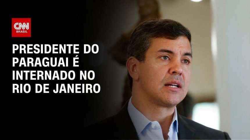 santiago-pena,-presidente-do-paraguai,-recebe-alta-de-hospital-no-rio