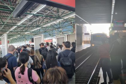 falha-na-linha-vermelha-do-metro:-passageiros-enfrentam-filas-e-estacoes-lotadas-em-sp;-veja-imagens