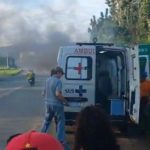 ubata:-ambulancia-sofre-principio-de-incendio-na-br-101-durante-transporte-de-pacientes