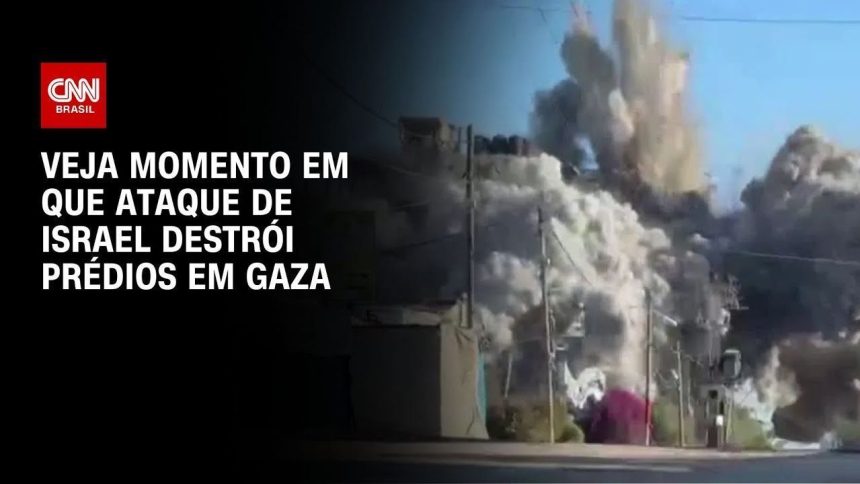 video:-veja-momento-em-que-ataque-de-israel-destroi-predios-em-gaza