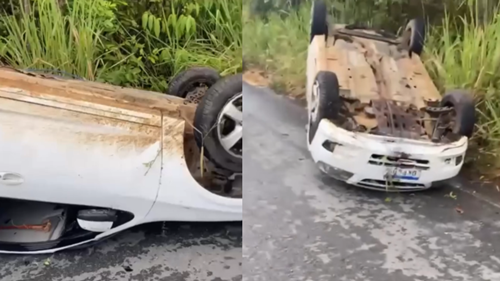 motorista-capota-veiculo-em-trecho-da-ba-250-entre-gandu-e-pirai-do-norte