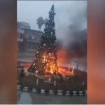 siria-tem-protestos-de-catolicos-apos-arvore-de-natal-ser-incendiada