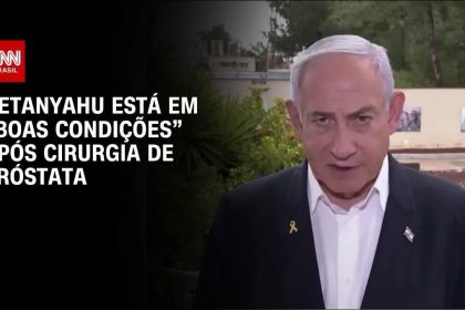 benjamin-netanyahu-deixa-hospital-apos-cirurgia-de-prostata