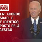 negociadores-buscarao-“fim-permanente-da-guerra”-em-gaza,-diz-biden