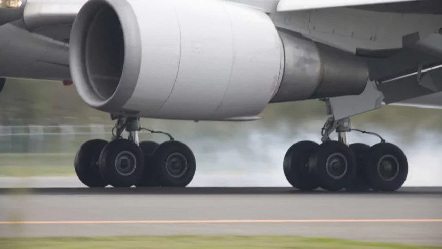 comissaria-de-bordo-cai-de-aviao-em-aeroporto-no-reino-unido