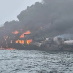 colisao-entre-navios-causa-incendio-com-dezenas-de-feridos-no-reino-unido