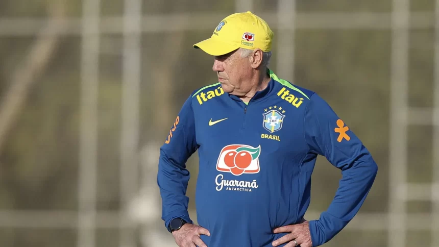 ancelotti-elogia-selecao,-fala-em-ferias-e-se-declara-ao-brasil:-‘passei-15-dias-muito-bonitos’