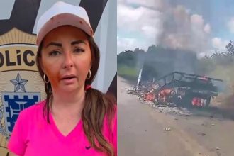 video:-caminhoneira-que-teve-veiculo-incendiado-relata-momentos-de-terror