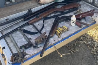 prado:-operacao-da-cippa-desarticula-caca-ilegal-e-apreende-armas-na-zona-rural