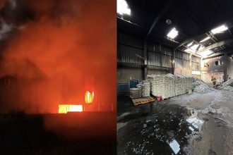 bombeiros-controlam-incendio-em-galpao-no-polo-industrial-de-teixeira-de-freitas