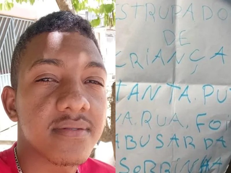 criminosos-matam-homem-a-tiros-e-deixam-bilhete;-‘estuprador-de-crianca’