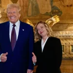 trump-frisa-que-meloni-“implorou”-por-fotografia.-“melhorar-popularidade”