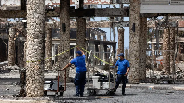 as-imagens-da-destruicao-causada-por-incendio-em-resort-de-luxo