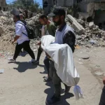 autoridades-de-gaza-exumam-40-corpos-de-cemiterio-atingido-pela-guerra