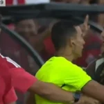 entrada-de-prestianni-gera-tensao-e-bate-boca-em-benfica-x-flamengo