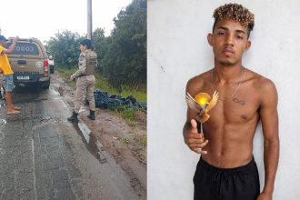 corpo-de-jovem-de-20-anos-e-encontrado-enrolado-lona-em-plastica-as-margens-da-ba-001,-em-belmonte;-veja-as-imagens