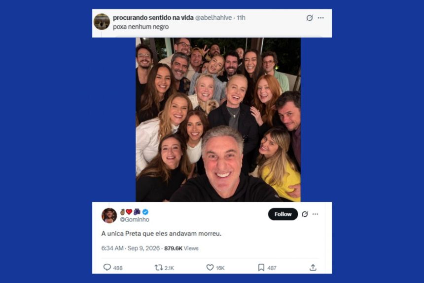 “a-unica-preta-que-eles-andavam-morreu”:-comentario-de-gominho-em-foto-de-huck-gera-repercussao